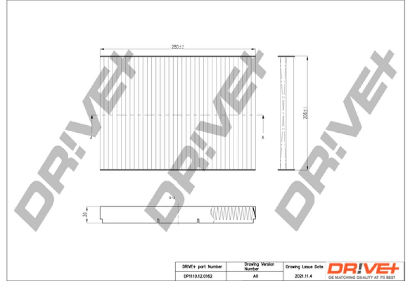 Dr!ve+ Filter, Innenraumluft