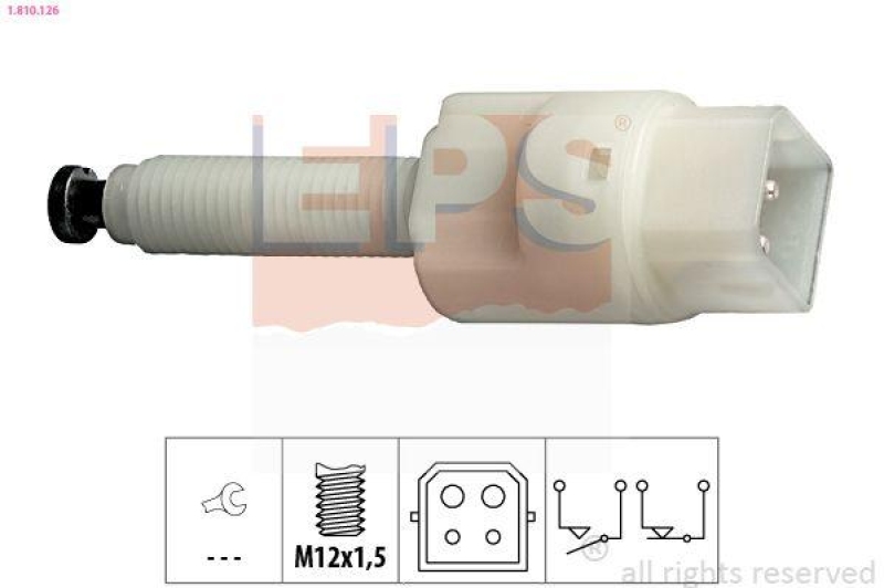 EPS Bremslichtschalter Made in Italy - OE Equivalent
