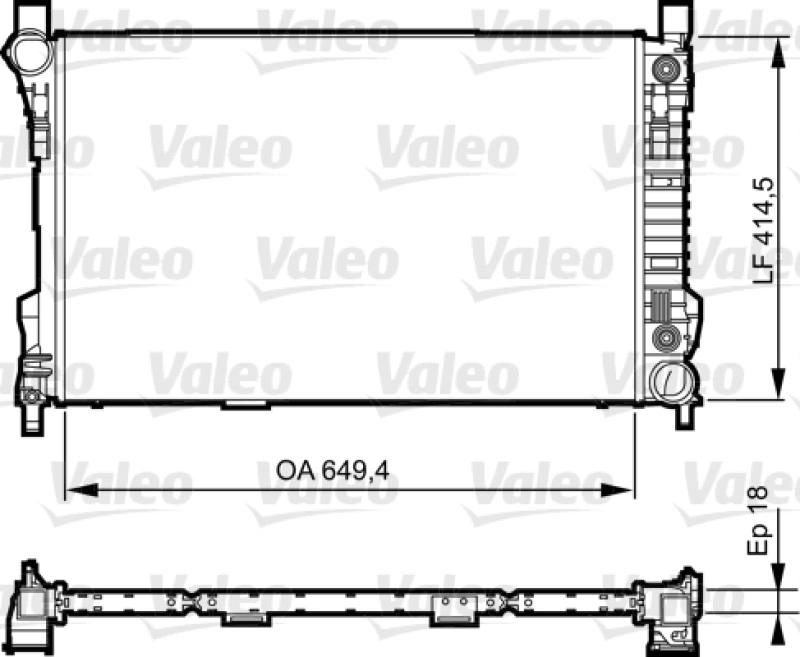 VALEO Radiator, engine cooling