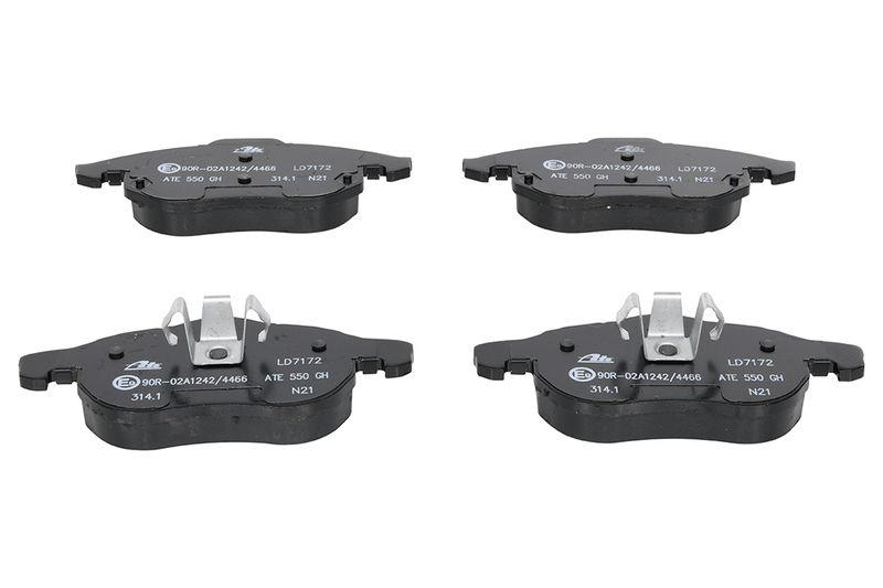 ATE Bremsscheiben + Ceramic Bremsbeläge Vorne Hinten passend für Opel Vectra 1.9