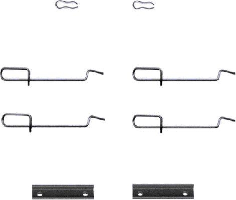 HELLA Accessory Kit, disc brake pad