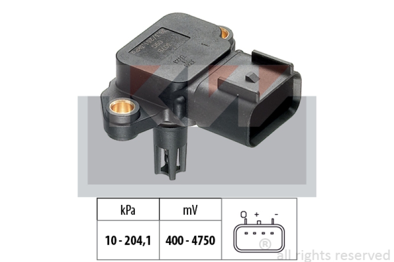 KW Luftdrucksensor, Höhenanpassung Made in Italy - OE Equivalent