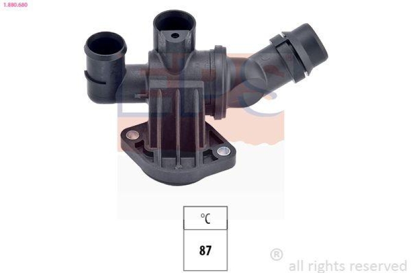 EPS Thermostat für Kühlmittel / Kühlerthermostat Made in Italy - OE Equivalent