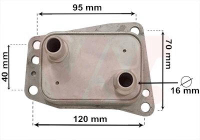 VAN WEZEL Ölkühler, Motoröl *** IR PLUS ***