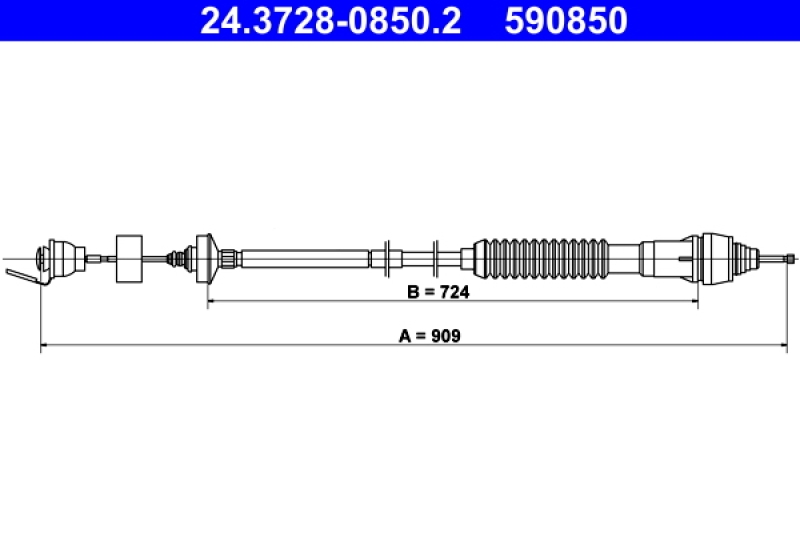 ATE Clutch Cable