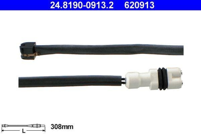 ATE Warnkontakt, Bremsbelagverschlei&szlig; 24.8190-0913.2