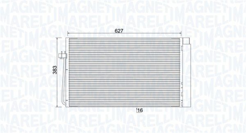 MAGNETI MARELLI Condenser, air conditioning