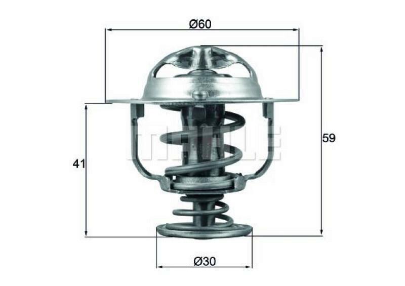 MAHLE Thermostat, coolant