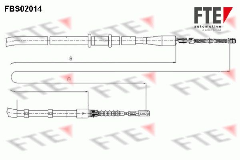 FTE Cable Pull, parking brake