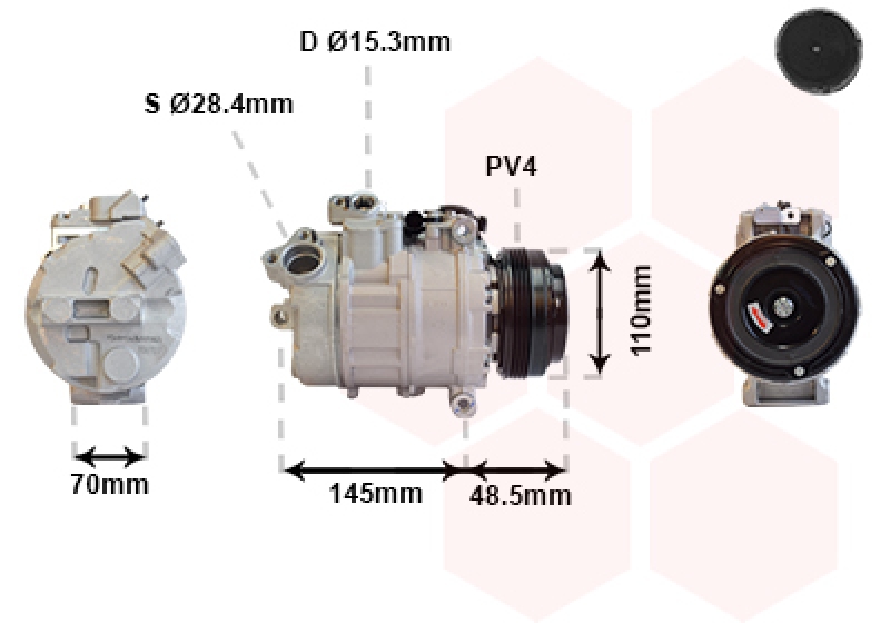 VAN WEZEL Kompressor, Klimaanlage 0600K309
