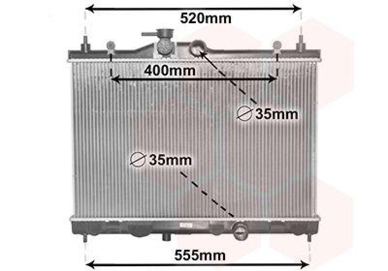 Radiator, engine cooling