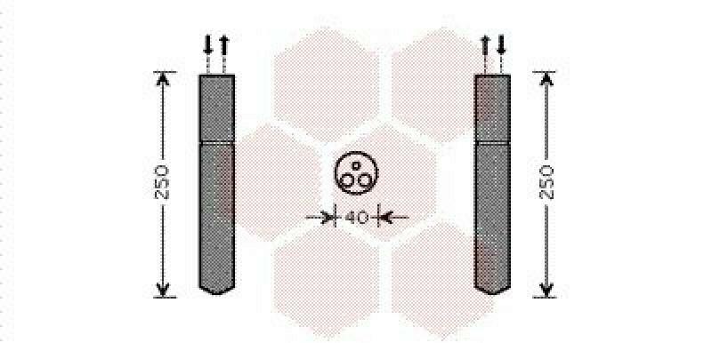 VAN WEZEL Dryer, air conditioning