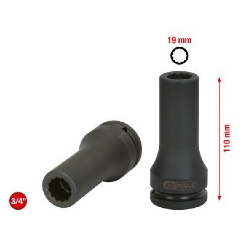 KS TOOLS Kraft-Stecknuss