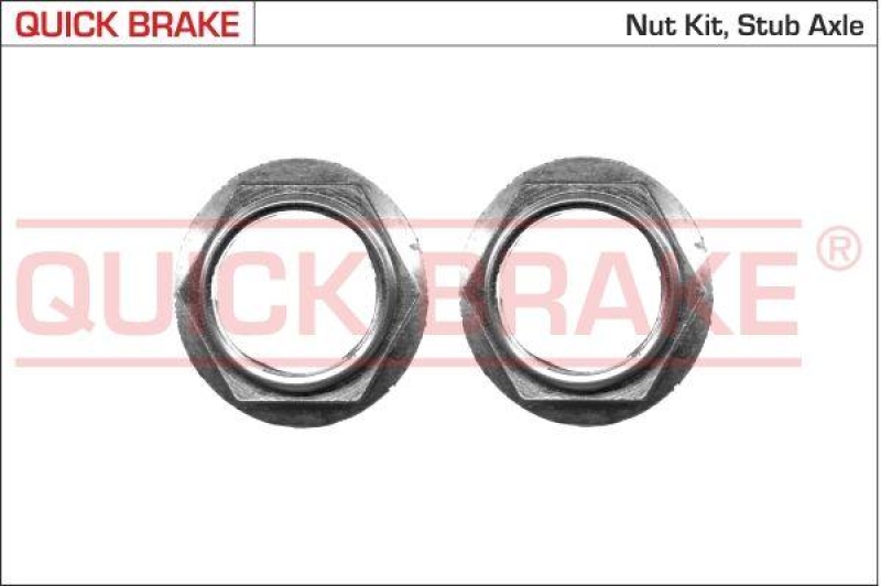 QUICK BRAKE Mutter, Achszapfen