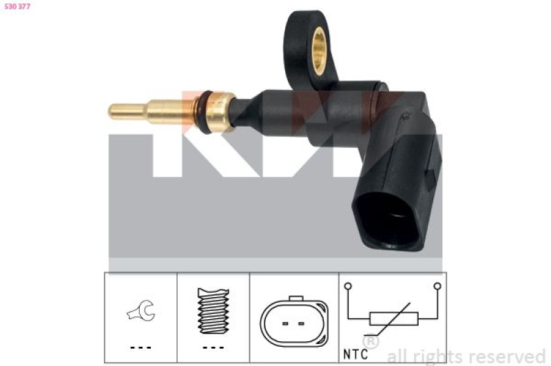 KW Sensor, Kühlmitteltemperatur Made in Italy - OE Equivalent