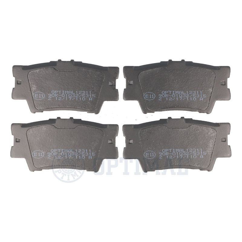 OPTIMAL Brake Pad Set, disc brake