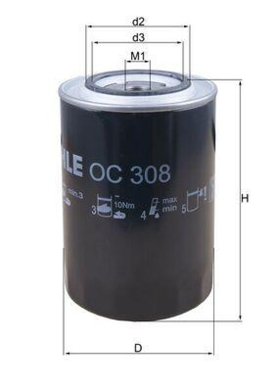 MAHLE Oil Filter