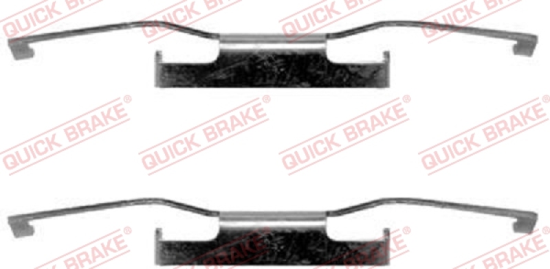 QUICK BRAKE Zubehörsatz, Scheibenbremsbelag