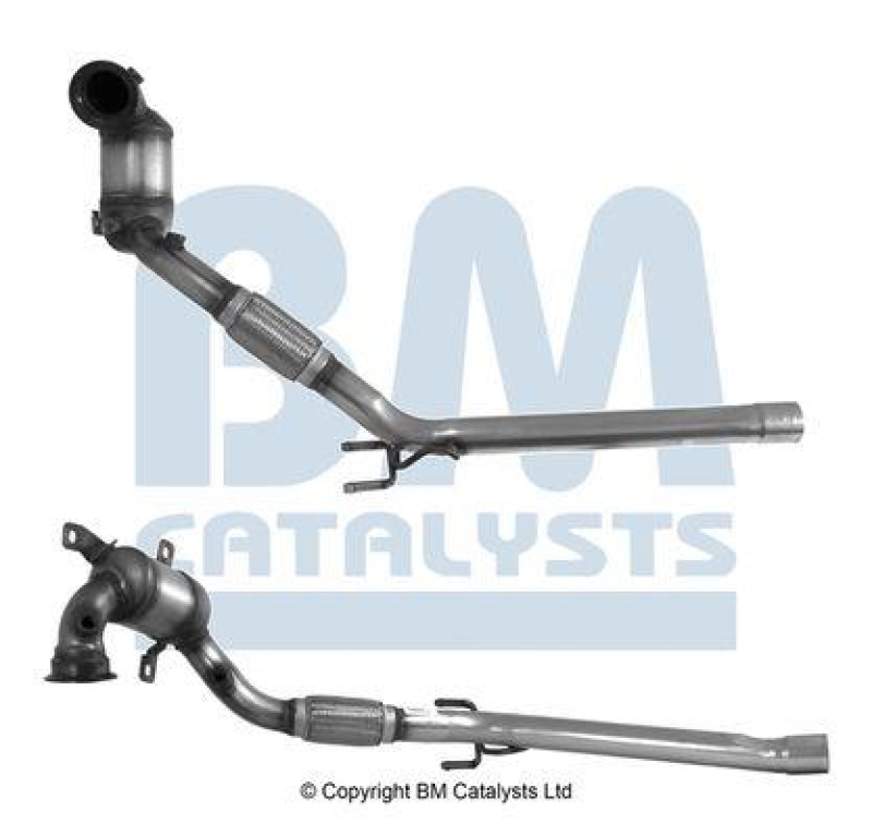 BM Catalysts Katalysator Kat Approved passend für VW Golf 7 1.4 Skoda Oc...