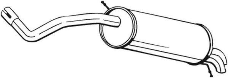 BOSAL Endschalldämpfer
