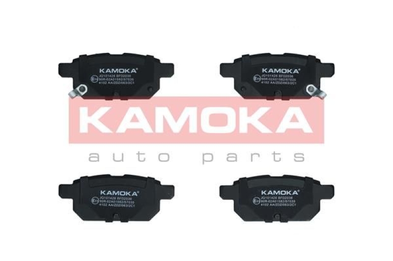 KAMOKA Bremsbelagsatz, Scheibenbremse JQ101428