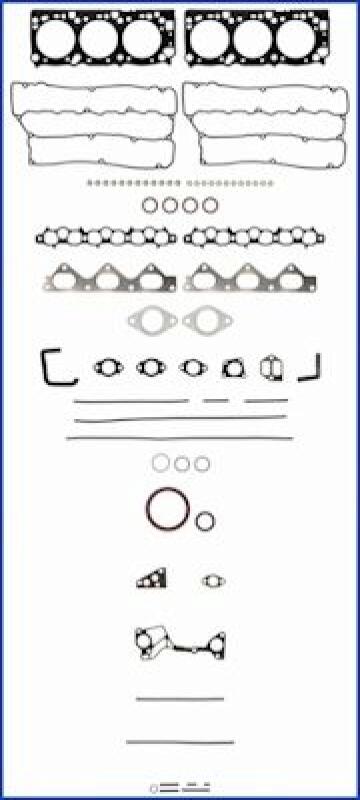 AJUSA Dichtungsvollsatz, Motor MULTILAYER STEEL