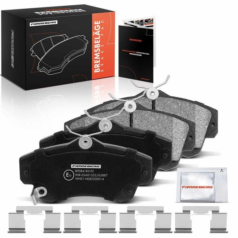 4x Frankberg Bremsbeläge Vorderachse 5481FB0033105