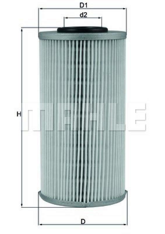 MAHLE ORIGINAL Hydraulikfilter, Automatikgetriebe HX 131D