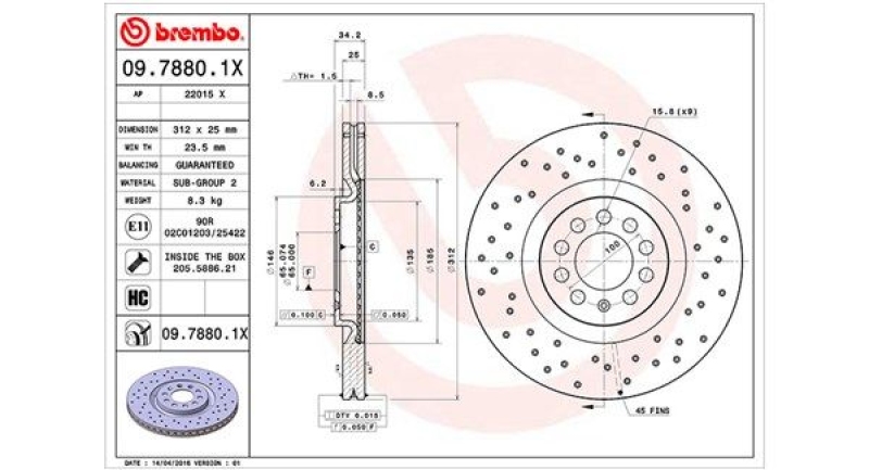 MAGNETI MARELLI Bremsscheibe
