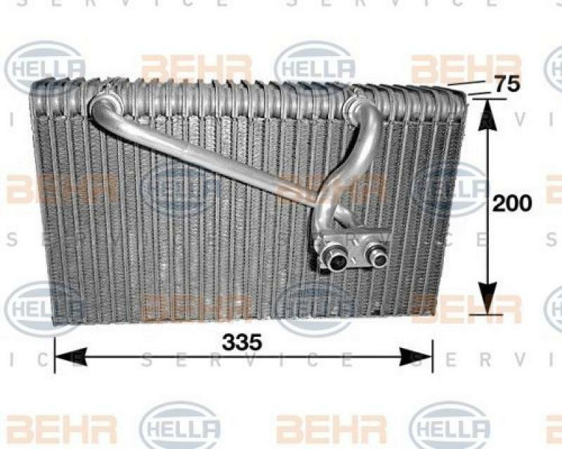 HELLA Verdampfer, Klimaanlage