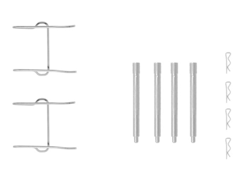 HELLA Accessory Kit, disc brake pad