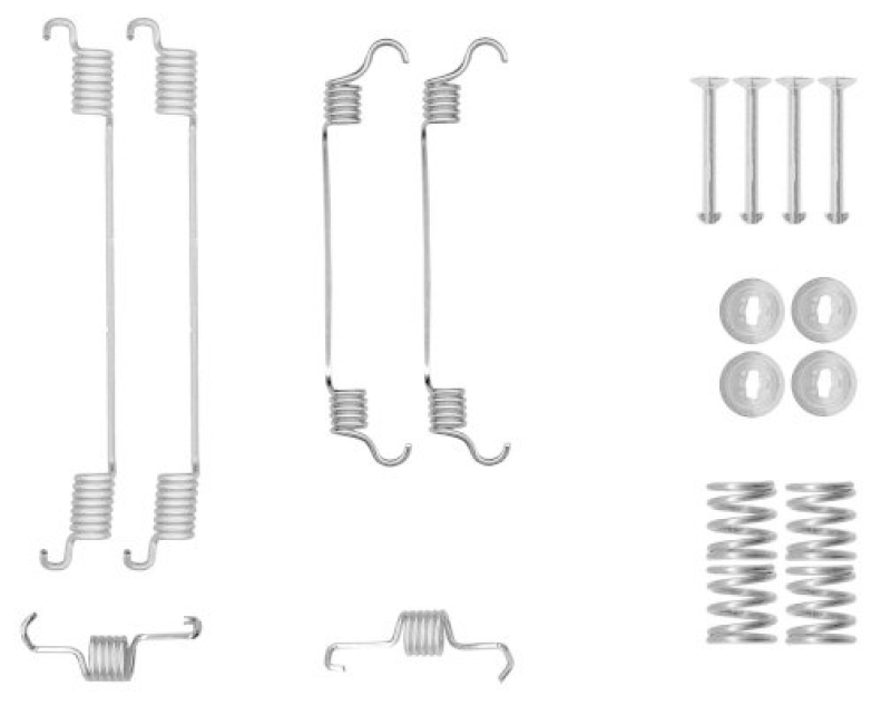 TEXTAR Zubeh&ouml;rsatz Bremsbacken Trommelbremse Montagesatz 97048100