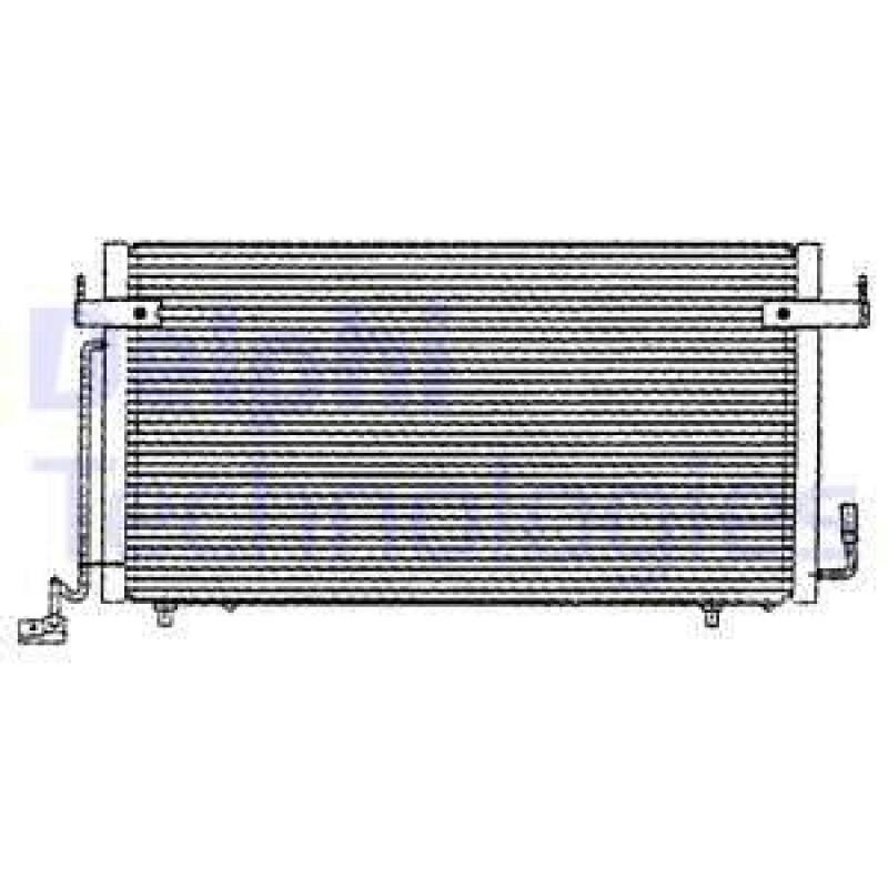 DELPHI Condenser, air conditioning