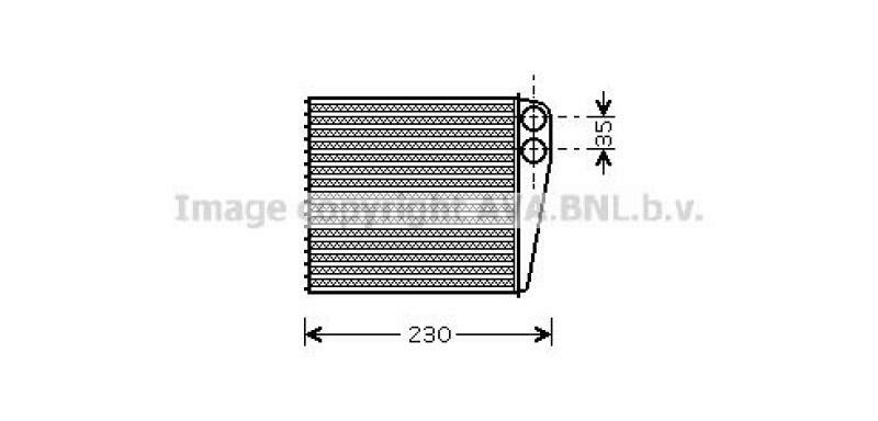 AVA QUALITY COOLING Wärmetauscher, Innenraumheizung