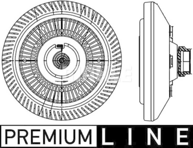 MAHLE Clutch, radiator fan BEHR *** PREMIUM LINE ***