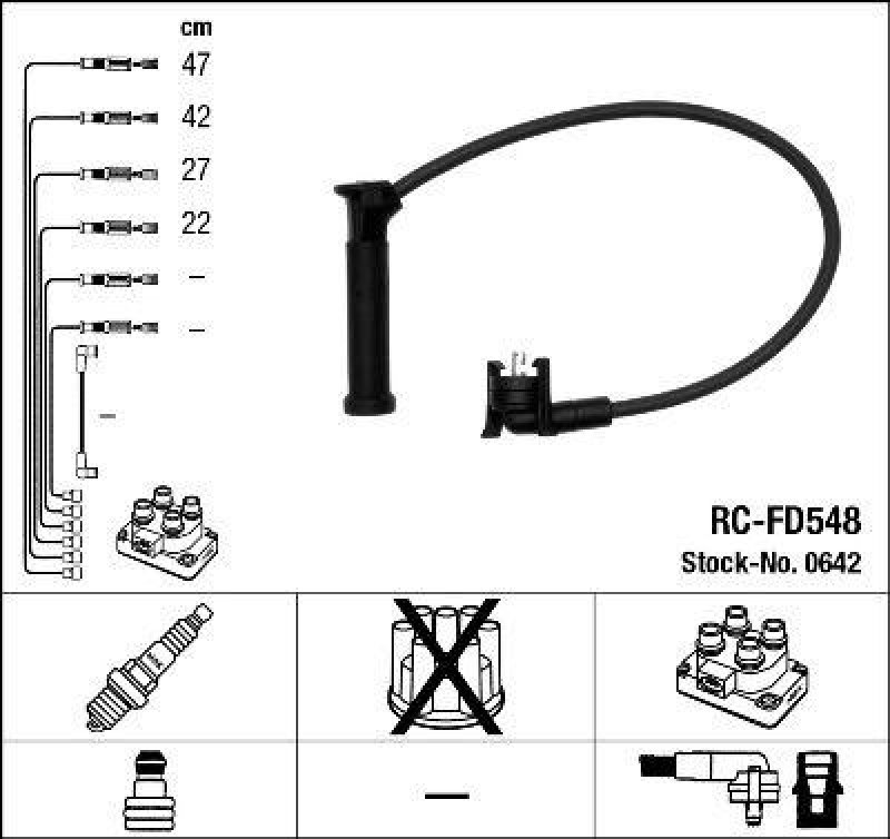 NGK Ignition Cable Kit