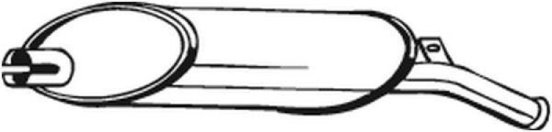 BOSAL Endschalld&auml;mpfer 200-925