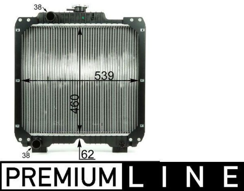 MAHLE K&uuml;hler, Motork&uuml;hlung BEHR *** PREMIUM LINE ***