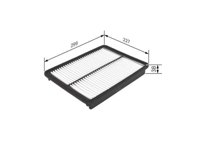 BOSCH Luftfilter F 026 400 448