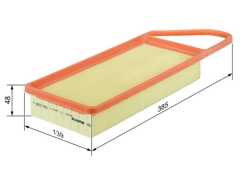 BOSCH Luftfilter 1 457 433 076