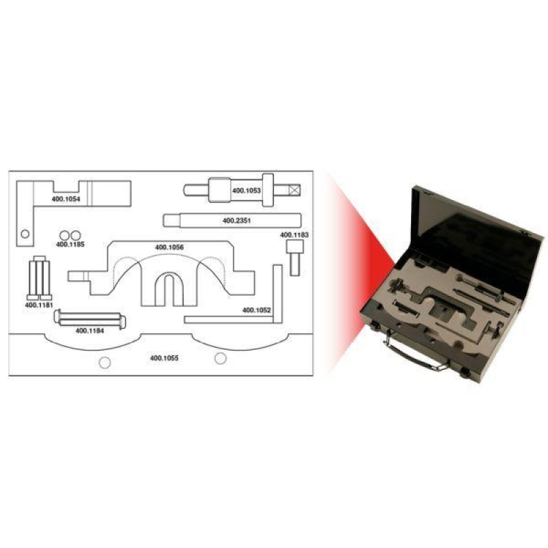 KS TOOLS Adjustment Tool Set, valve timing