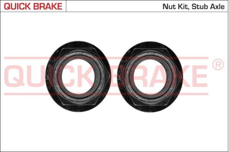 QUICK BRAKE Mutter, Achszapfen