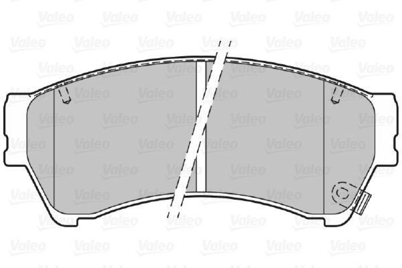 VALEO Bremsbelagsatz, Scheibenbremse ESSENTIAL 301071