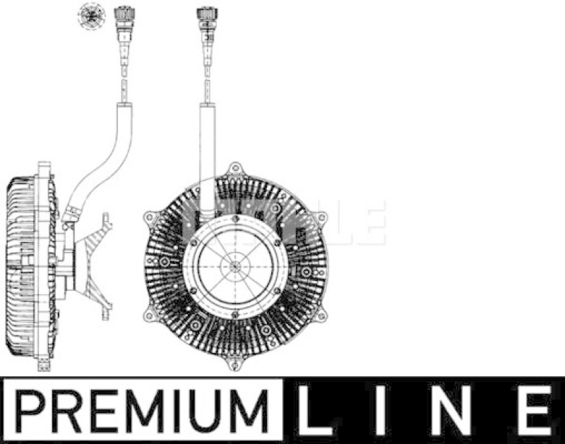 MAHLE Clutch, radiator fan BEHR *** PREMIUM LINE ***