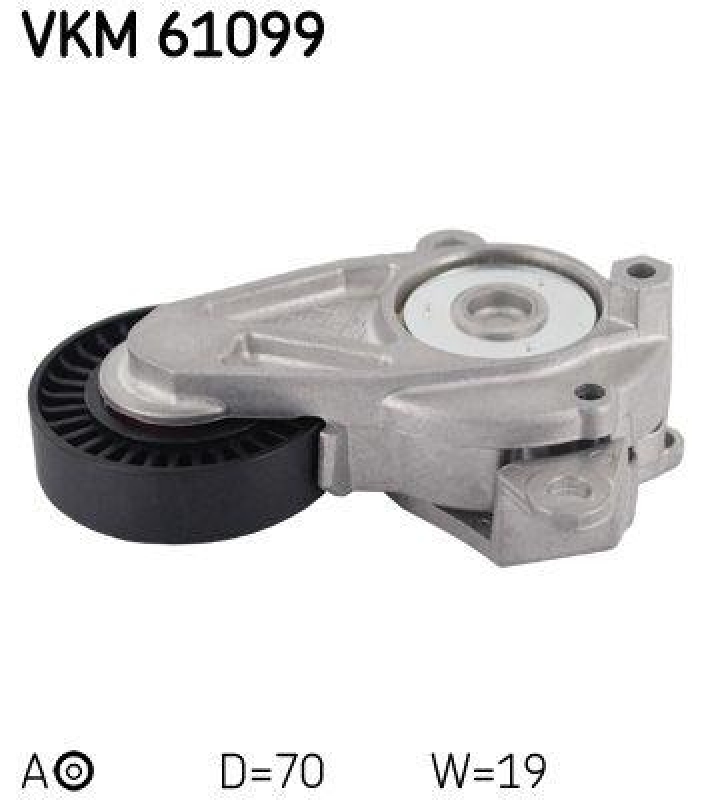 SKF Tensioner Pulley, v-ribbed belt