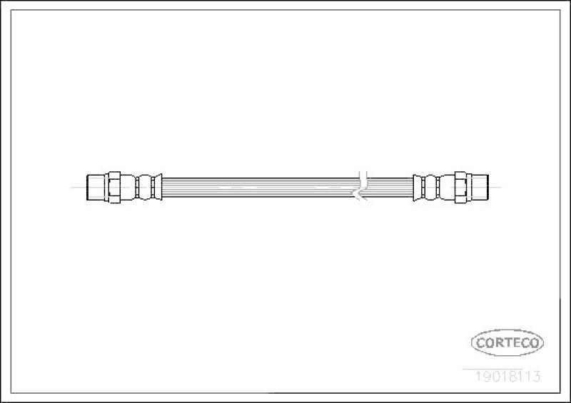 CORTECO Bremsschlauch 19018113