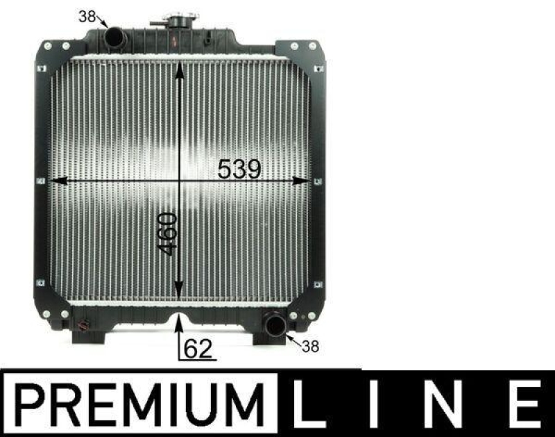 MAHLE K&uuml;hler, Motork&uuml;hlung BEHR *** PREMIUM LINE ***