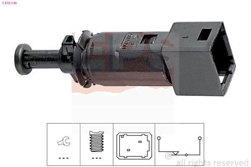EPS Bremslichtschalter Made in Italy - OE Equivalent