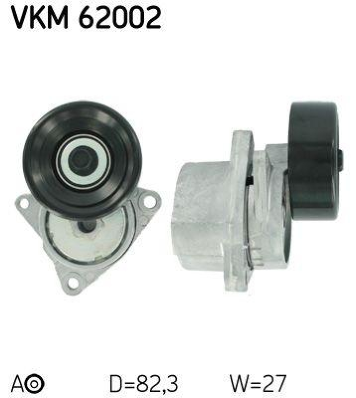 SKF Tensioner Pulley, V-ribbed belt
