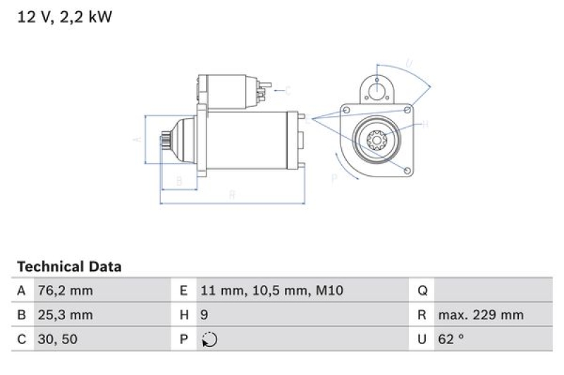 BOSCH Starter